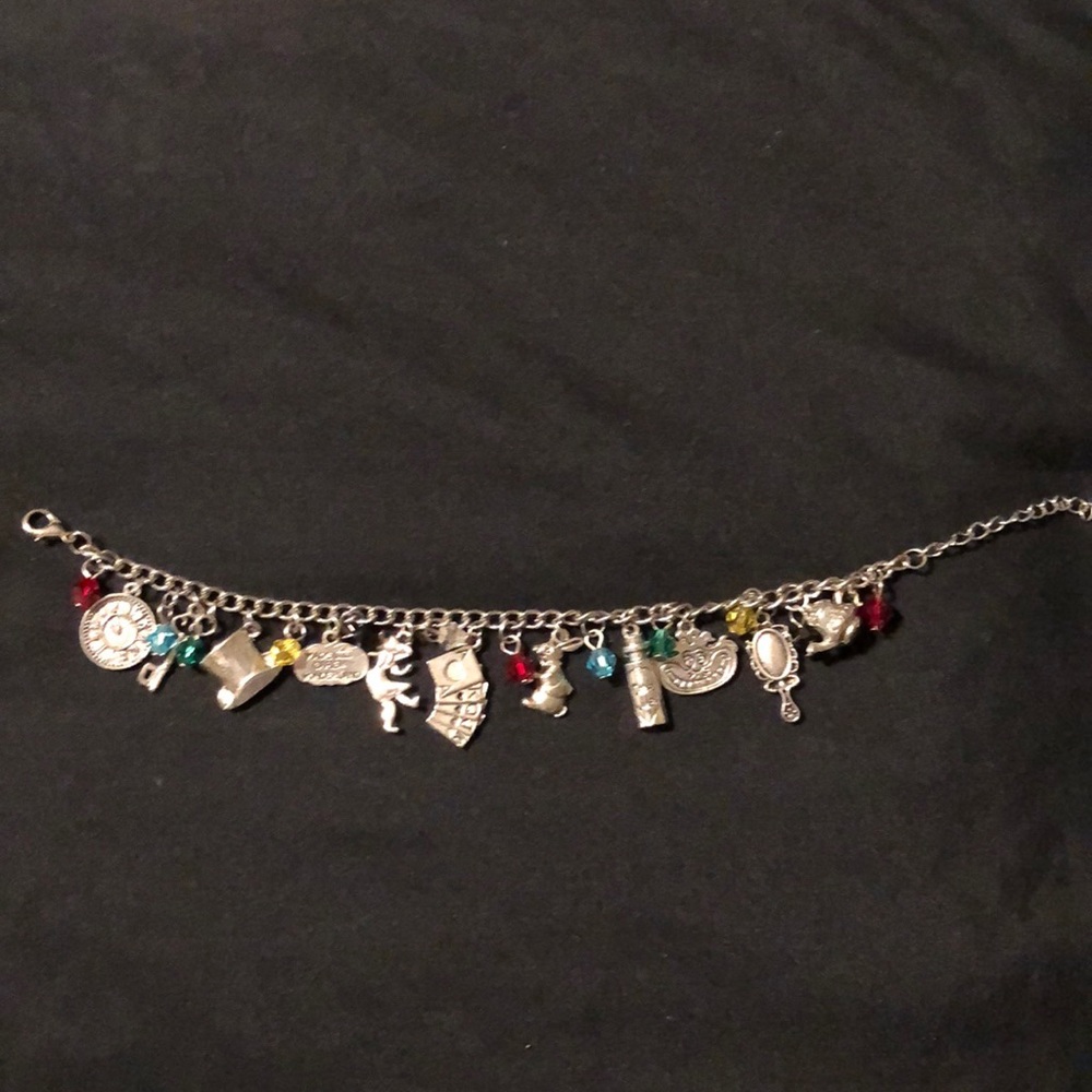 Hot Topic Alice in wonderland charm bracelet